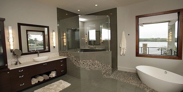 Orlando Painters - painting a modern bathroom